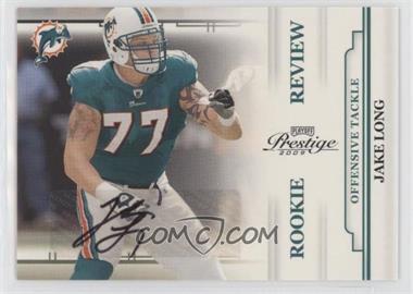2009 Playoff Prestige - Rookie Review - Signatures #23 - Jake Long /250