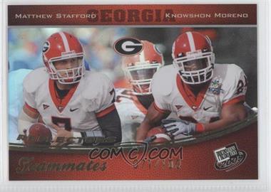 2009 Press Pass - [Base] - Gold Reflectors #91 - Matthew Stafford, Knowshon Moreno /100