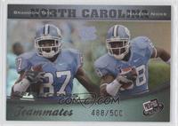 Brandon Tate, Hakeem Nicks #/500