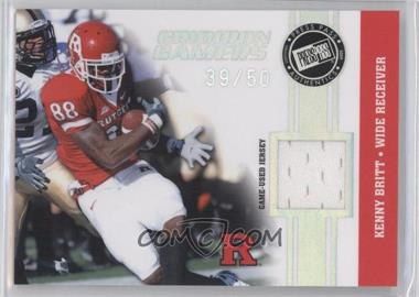 2009 Press Pass - Gridiron Gamers Jerseys - Holofoil #GG-KB - Kenny Britt /50