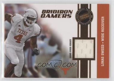 2009 Press Pass - Gridiron Gamers Jerseys #CB-LS - Limas Sweed