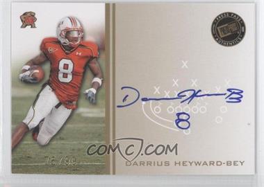 2009 Press Pass - Signings - Gold #PPS - DHB - Darrius Heyward-Bey /99