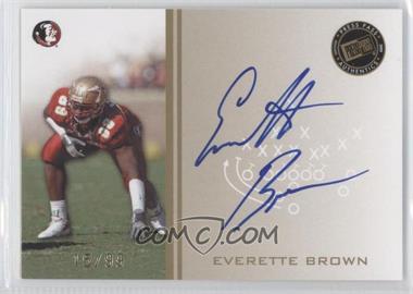 2009 Press Pass - Signings - Gold #PPS - EB - Everette Brown /99