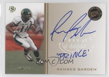 2009 Press Pass - Signings - Gold #PPS - RB2 - Ramses Barden /99