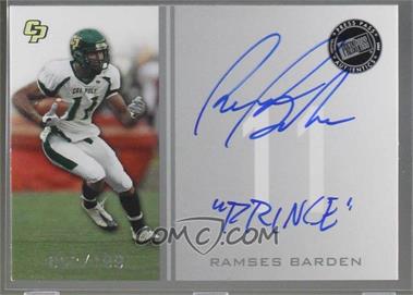 2009 Press Pass - Signings - Silver Inscriptions #PPS - RB2 - Ramses Barden /199 [Noted]