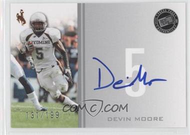 2009 Press Pass - Signings - Silver #PPS - DM - Devin Moore /199