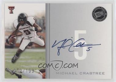 2009 Press Pass - Signings - Silver #PPS - MC - Michael Crabtree /199