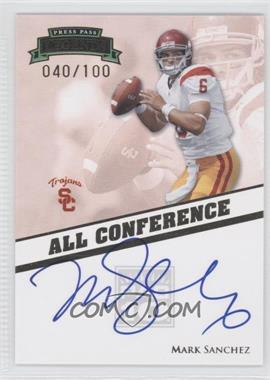 2009 Press Pass Legends - All Conference - Autographs #AC-MS - Mark Sanchez /100