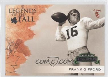 2009 Press Pass Legends - Legends of the Fall #LF-19 - Frank Gifford