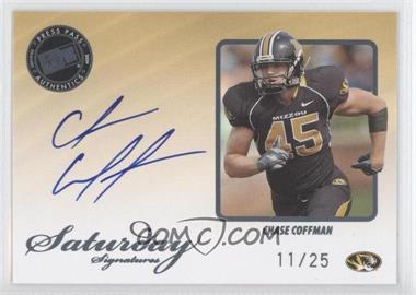 2009 Press Pass Legends - Saturday Signatures - Platinum #SS-CC - Chase Coffman /25