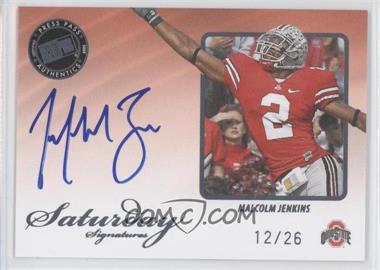 2009 Press Pass Legends - Saturday Signatures - Platinum #SS-MJ - Malcom Jenkins /26