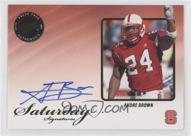 2009 Press Pass Legends - Saturday Signatures #SS-AB - Andre Brown