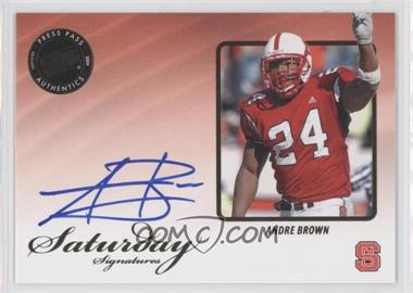 2009 Press Pass Legends - Saturday Signatures #SS-AB - Andre Brown