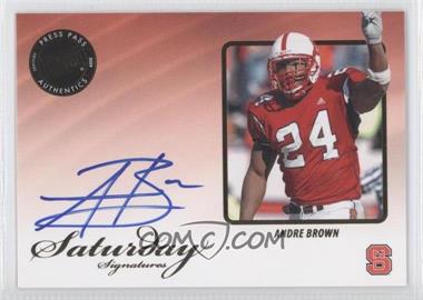 2009 Press Pass Legends - Saturday Signatures #SS-AB - Andre Brown