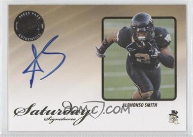 2009 Press Pass Legends - Saturday Signatures #SS-AS - Alphonso Smith