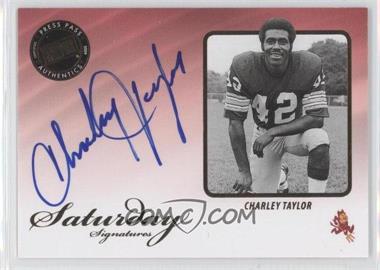2009 Press Pass Legends - Saturday Signatures #SS-CT - Charley Taylor