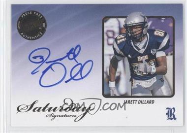 2009 Press Pass Legends - Saturday Signatures #SS-JD.2 - Jarett Dillard