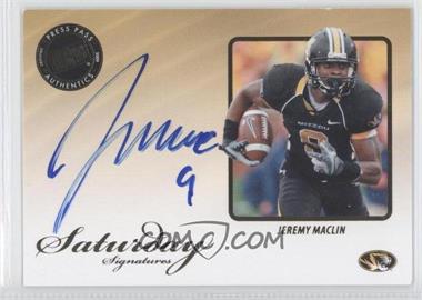 2009 Press Pass Legends - Saturday Signatures #SS-JM - Jeremy Maclin