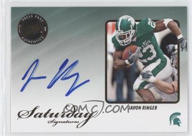 2009 Press Pass Legends - Saturday Signatures #SS-JR - Javon Ringer