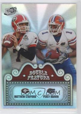 2009 Press Pass Signature Edition - Double Feature #DF-1 - Percy Harvin, Matthew Stafford