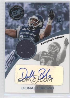 2009 Press Pass Signature Edition - Game Day Gear - Autographs #GDG-DB - Donald Brown /25