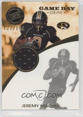 2009 Press Pass Signature Edition - Game Day Gear - Gold #GDG-JM - Jeremy Maclin /199