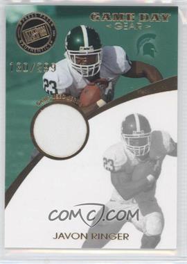 2009 Press Pass Signature Edition - Game Day Gear - Gold #GDG-JR - Javon Ringer /299