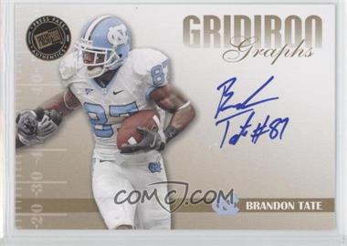 2009 Press Pass Signature Edition - Gridiron Graphs - Gold #GG-BT - Brandon Tate