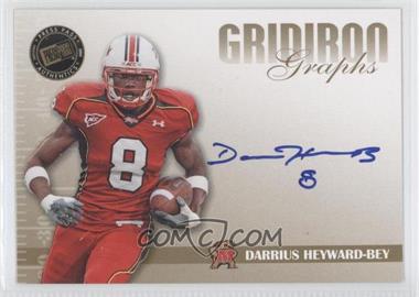 2009 Press Pass Signature Edition - Gridiron Graphs - Gold #GG-DHB - Darrius Heyward-Bey