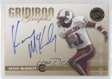 2009 Press Pass Signature Edition - Gridiron Graphs - Gold #GG-KM2 - Kenny McKinley