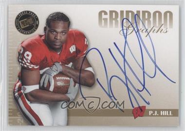 2009 Press Pass Signature Edition - Gridiron Graphs - Gold #GG-PH2 - P.J. Hill