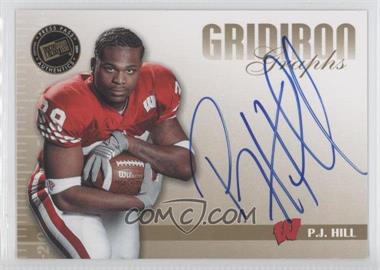 2009 Press Pass Signature Edition - Gridiron Graphs - Gold #GG-PH2 - P.J. Hill