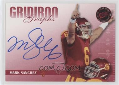 2009 Press Pass Signature Edition - Gridiron Graphs - Red #GG-MS2 - Mark Sanchez /120