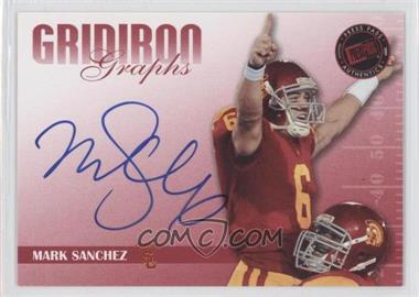 2009 Press Pass Signature Edition - Gridiron Graphs - Red #GG-MS2 - Mark Sanchez /120