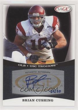 2009 SAGE - Autographs - Platinum #A12 - Brian Cushing /50