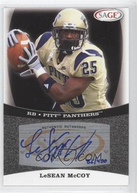 2009 SAGE - Autographs - Silver #A33 - LeSean McCoy /400