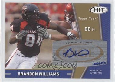 2009 SAGE Hit - Autographs - Gold #A85 - Brandon Williams /250