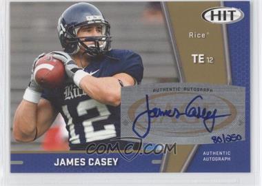 2009 SAGE Hit - Autographs - Gold #A87 - James Casey /250