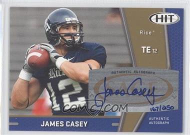 2009 SAGE Hit - Autographs - Gold #A87 - James Casey /250