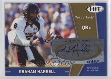 2009 SAGE Hit - Autographs - Gold #A96 - Graham Harrell /250