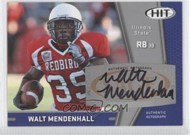 2009 SAGE Hit - Autographs - Silver #A108 - Walter Mendenhall