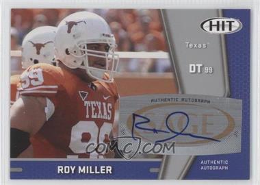 2009 SAGE Hit - Autographs - Silver #A36 - Roy Miller