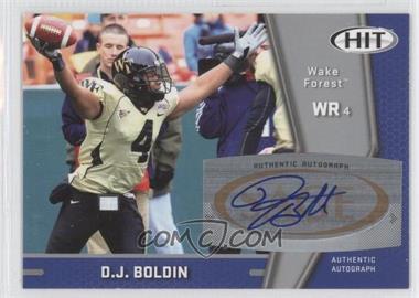 2009 SAGE Hit - Autographs - Silver #A4 - D.J. Boldin