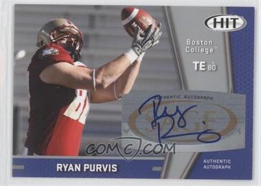 2009 SAGE Hit - Autographs - Silver #A40 - Ryan Purvis