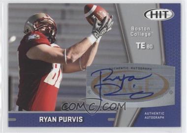 2009 SAGE Hit - Autographs - Silver #A40 - Ryan Purvis