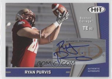 2009 SAGE Hit - Autographs - Silver #A40 - Ryan Purvis