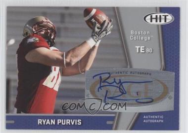 2009 SAGE Hit - Autographs - Silver #A40 - Ryan Purvis