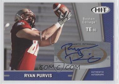 2009 SAGE Hit - Autographs - Silver #A40 - Ryan Purvis