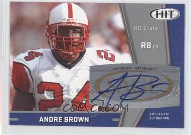 2009 SAGE Hit - Autographs - Silver #A66 - Andre Brown