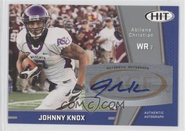2009 SAGE Hit - Autographs - Silver #A74 - Johnny Knox